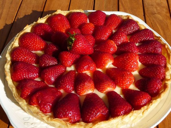 tarte aux fraises de Millou et un délices