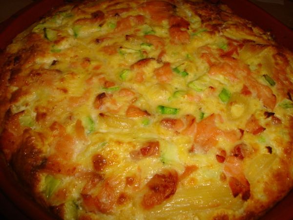 grati, pate courgette saumon