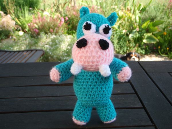 Hippopotame, amigurumi - Le blog de Charline