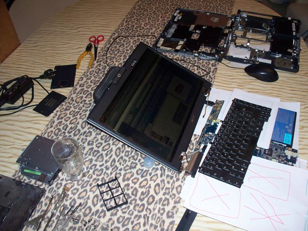 Test d un PC Portable Acer Aspire 3690 Series Demonte pour