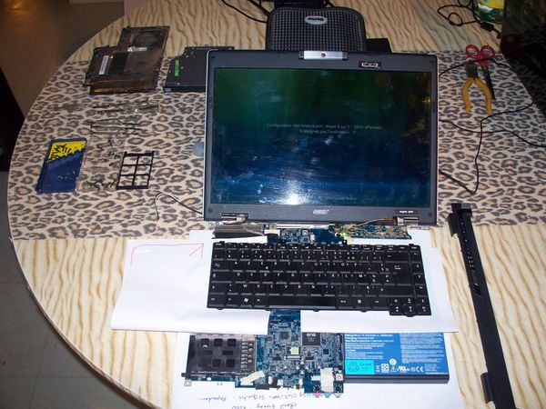 Test d un PC Portable Acer Aspire 3690 Series Demonter pour