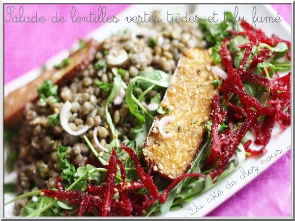 salade tièdes lentilles vertes