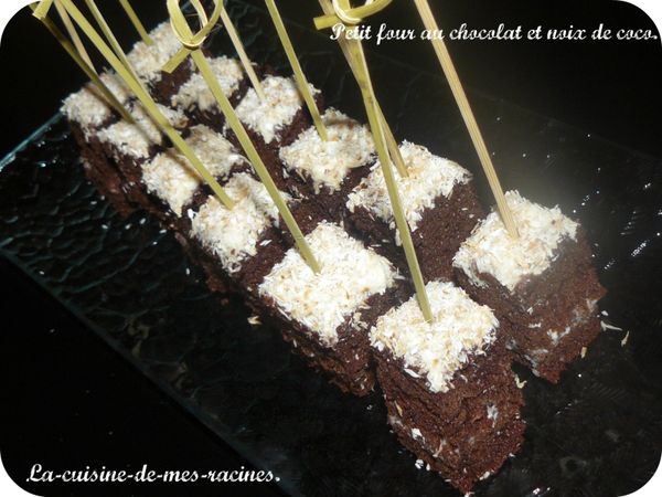 moelleux au chocolat et noix de coco