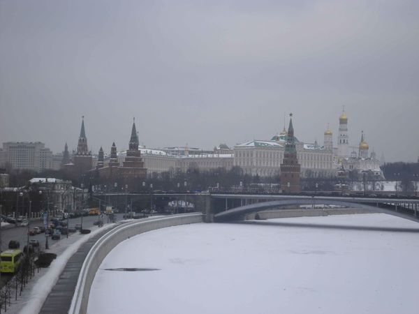 Moscow vue sur le Kremlin