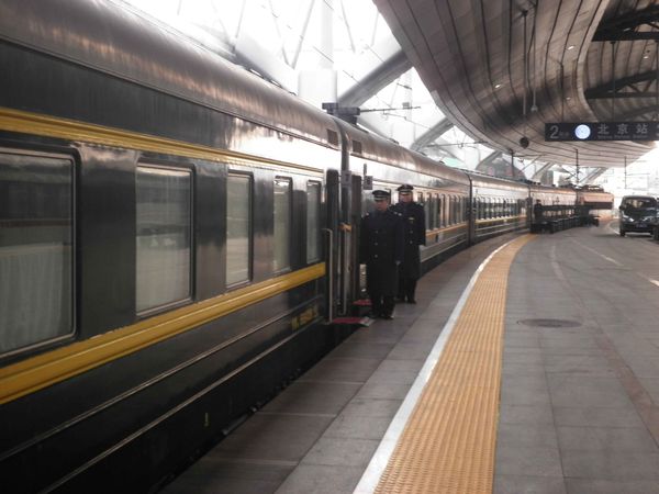 Transsiberien l'arrivée du train