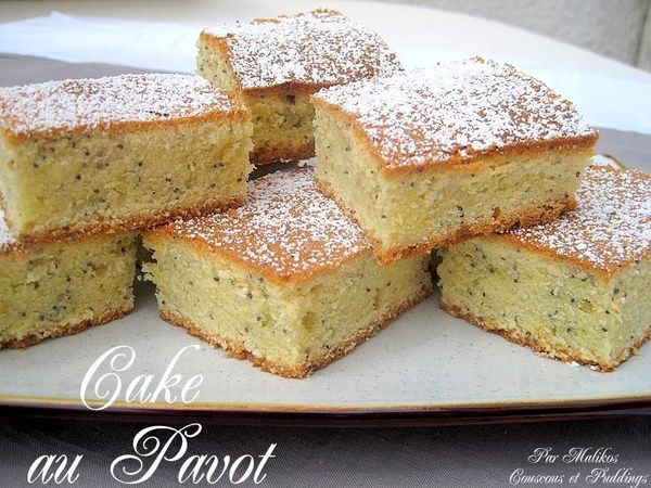 cake au pavot