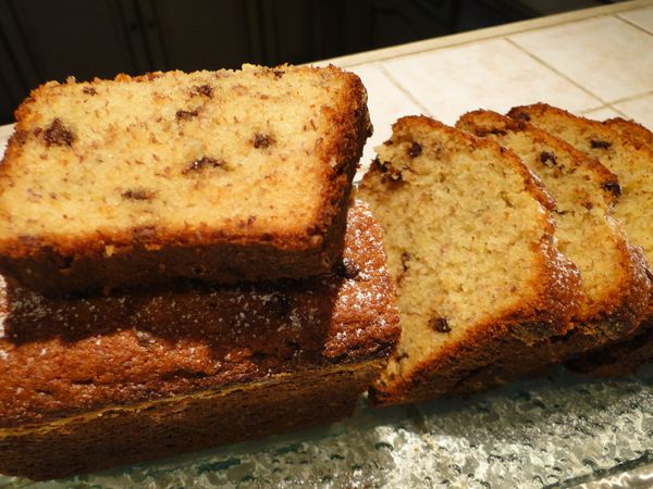 Cake à La Banane Et Billes De Chocolat Croquantes - Les Recettes De Mimi