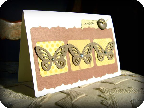 Scrap'Inès Carte Trio de Papillons Amitié (1)