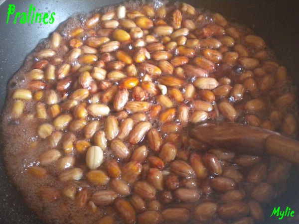 pralines cuisson
