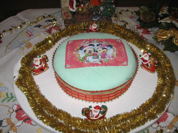 Gâteau Noël Disney 013