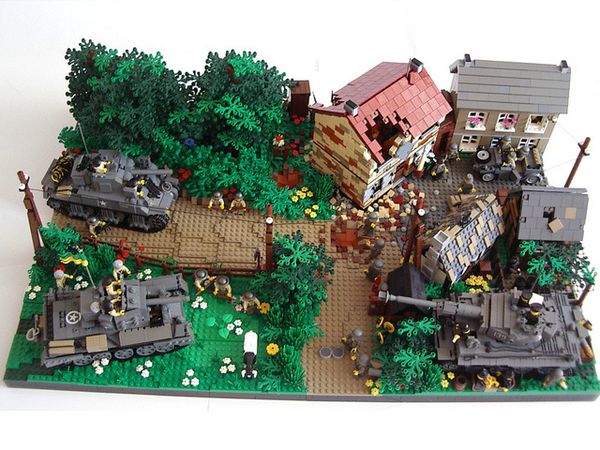 Les Lego militaires - Dioramas et photoramas au 1/87