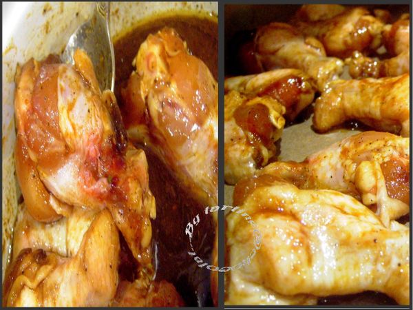 manchons poulet caramélisés