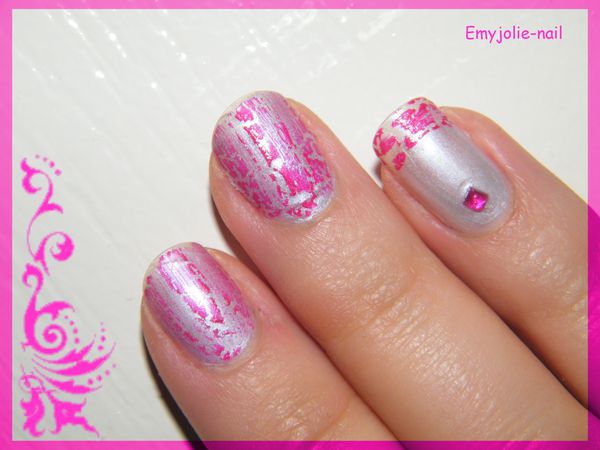 Crackle fushia 4