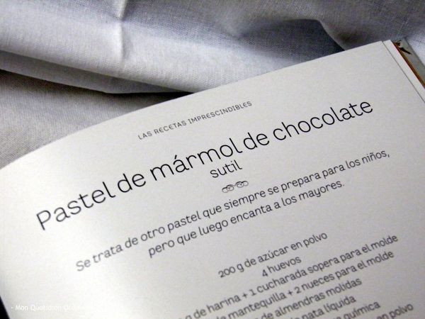 Gâteau marbré recette