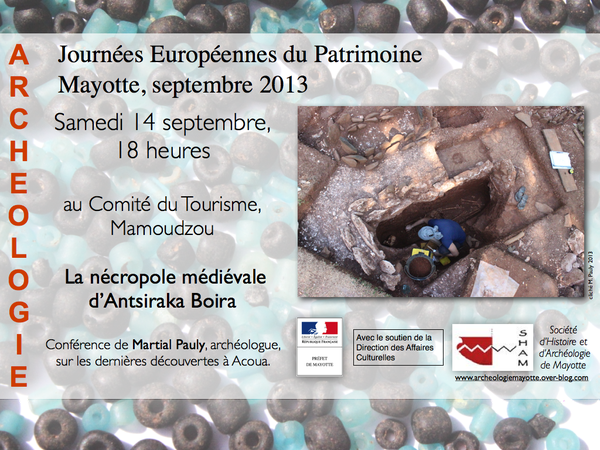 Journée du Patrimoine 2013 Mayotte conférence 14 septembr