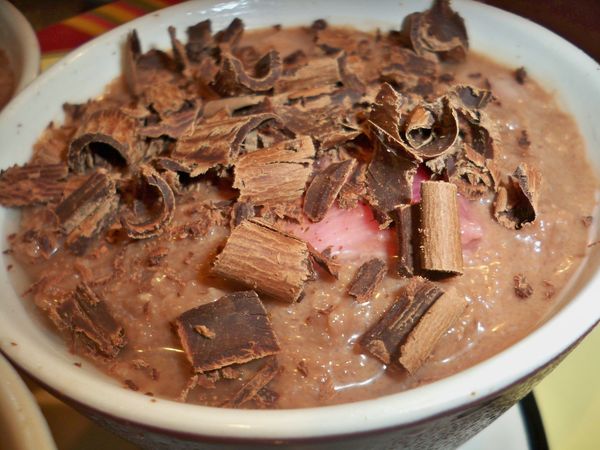 Semoule Gourmande Chocolat et Pêche Blanche Semoule Gourmande Chocolat et Pêche Blanche