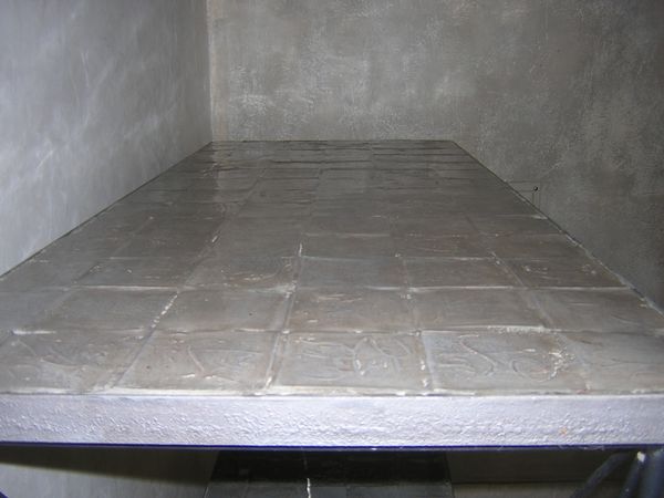 résine sur carrelage