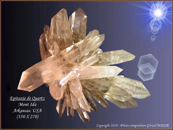 GM.001. Epitaxie de Quartz. Arkansas