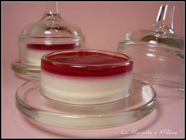 pana cotta light framboise