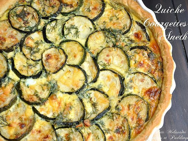 quiche aux courgettes et aneth