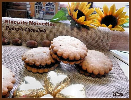 Biscuits-noisette-chocolat ELIANE