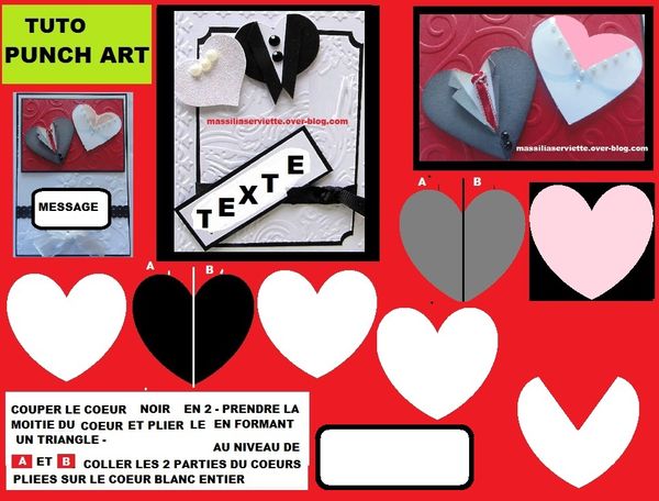 marié coeur faire part
