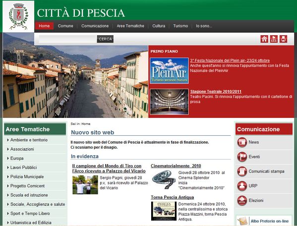 site de Pescia