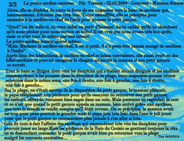 la petite sardine fin