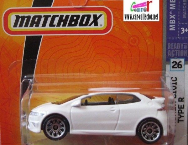 honda civic type r 2008 matchbox en blister