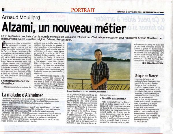 Ologi Alzami Alzheimer Courrier Cauchois Arnaud Mouillard