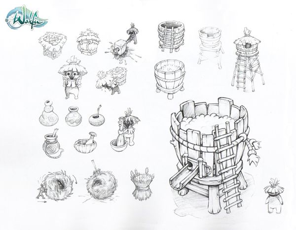 Props sketch wakfu