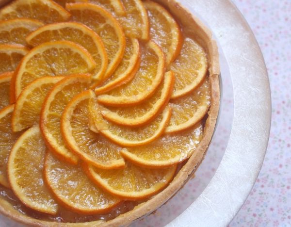 tarte à l'orange