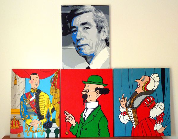 Hergé - Pop Art Vue d'ensemble