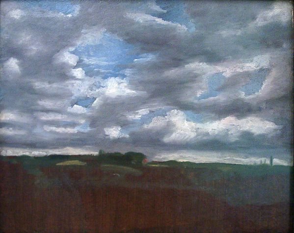 John Constable-Landscape with Clouds