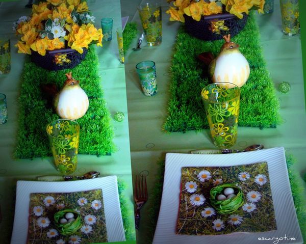 table printemps 2