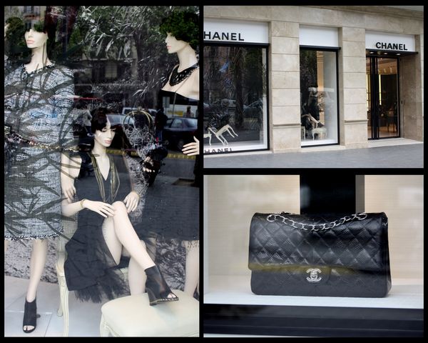 Chanel - passeig de Gracia - sac classique timeless