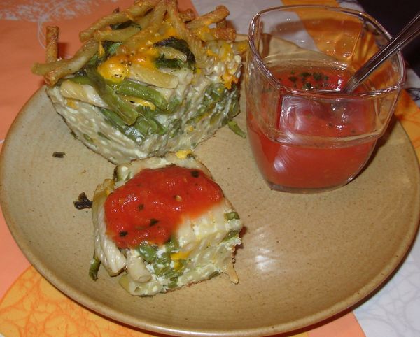 Terrine de macaronis, haricots verts, mimolette5
