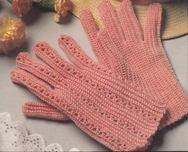 gants roses