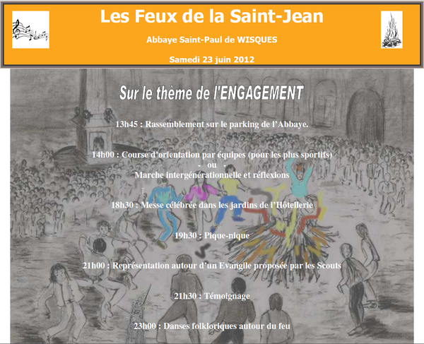 Affiche Feux de la Saint-Jean 2012