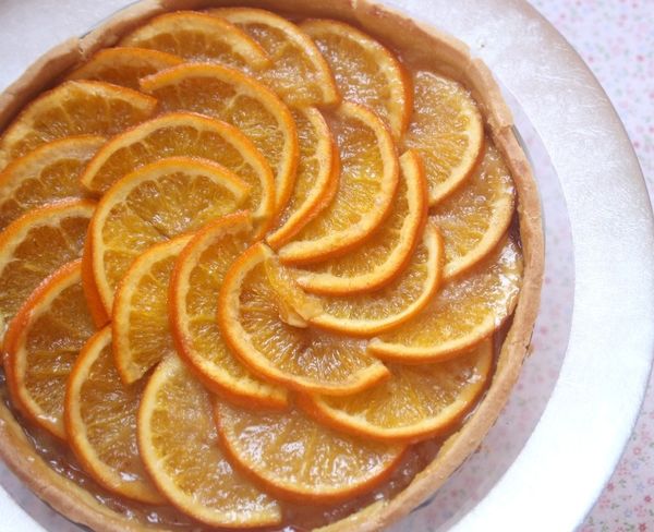 tarte à l'orange