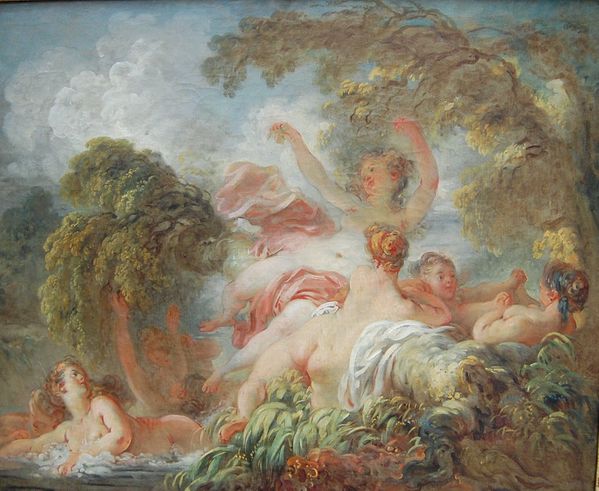 Fragonard les baigneuses