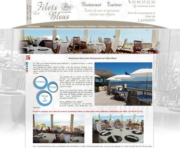 Restaurant Traiteur Les filets bleus Lannion