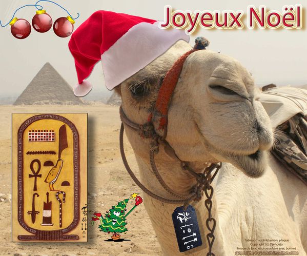 Carte Egypte - JOYEUX NOEL