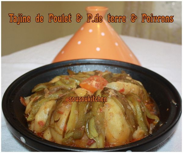 1-Tajine poulet & p.de terre & poivron 041