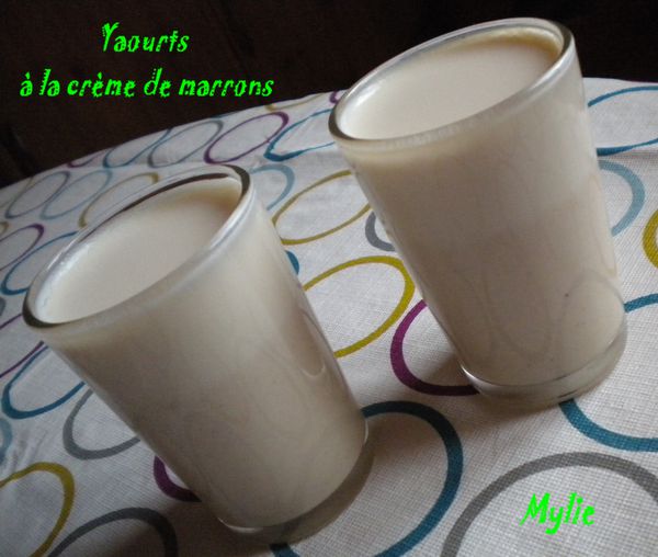 yaourt crème de marrons 1