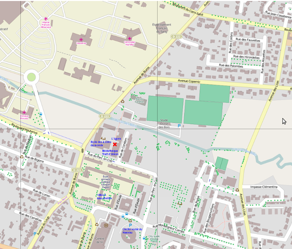 Plan quartier du Hameau