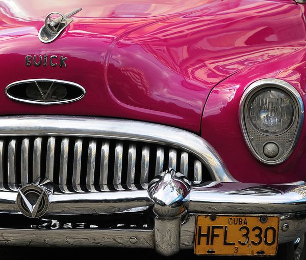 red cars from cuba by albi