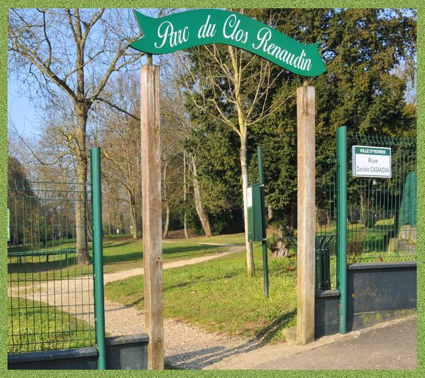 Entrée du Parc du Clos Renaudin