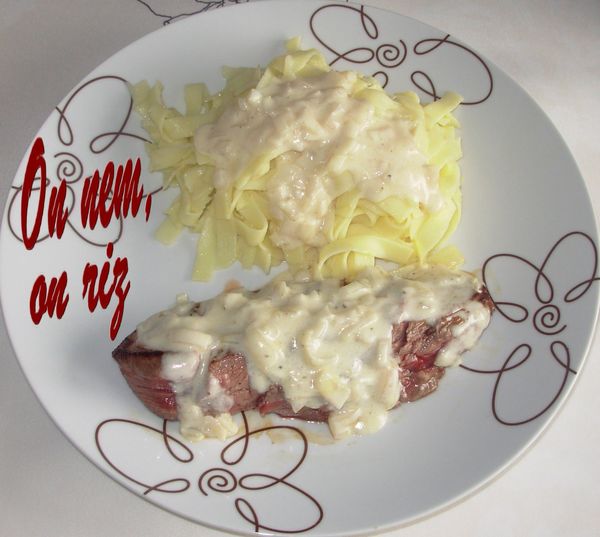 Magret, sauce au cognac1