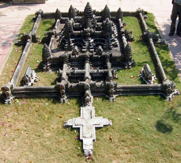 Angkor wat - maquette d'Angkor Vat